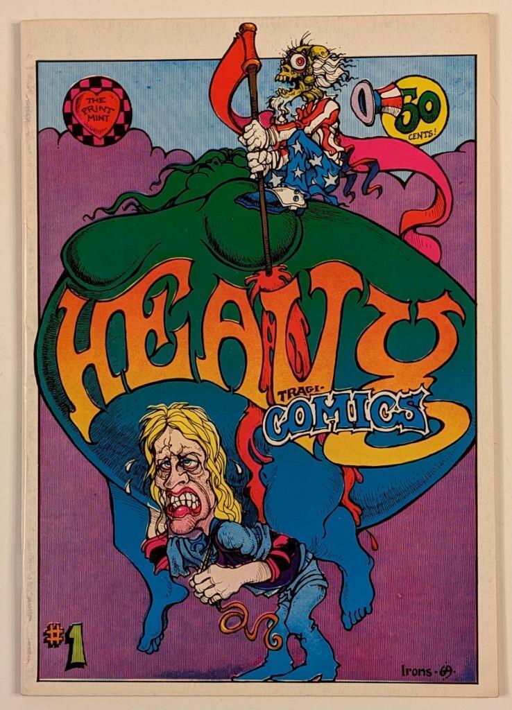 Heavy Tragi-Comics #1 Print Mint 1969 Vintage Underground Comic Book 7.5