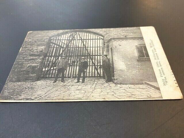 1909 STILLWATER MN Main Prison Gate \