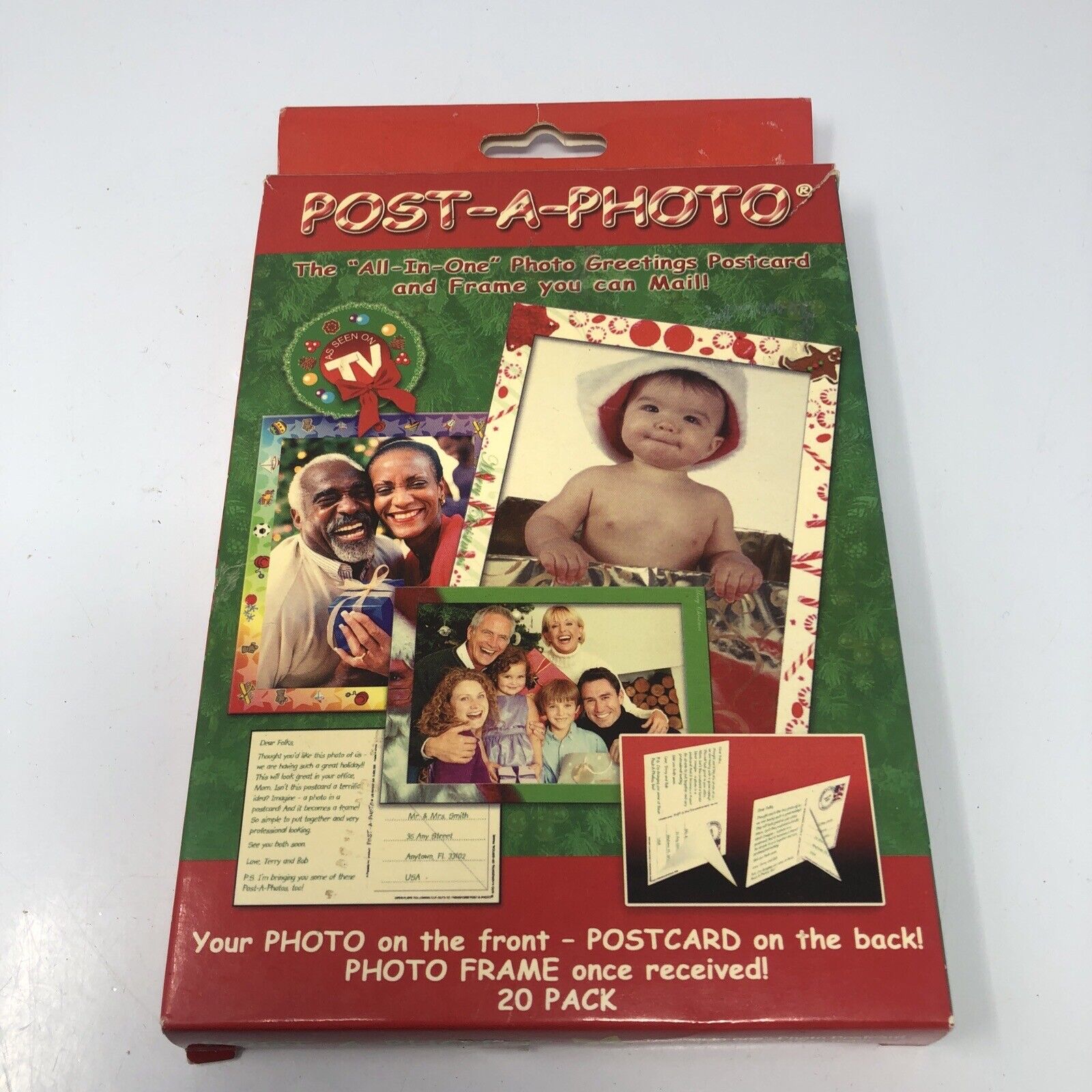 Post-A-PHOTO (ALL IN ONE PHOTO POSTCARD & FRAME YOU CAN MAIL)