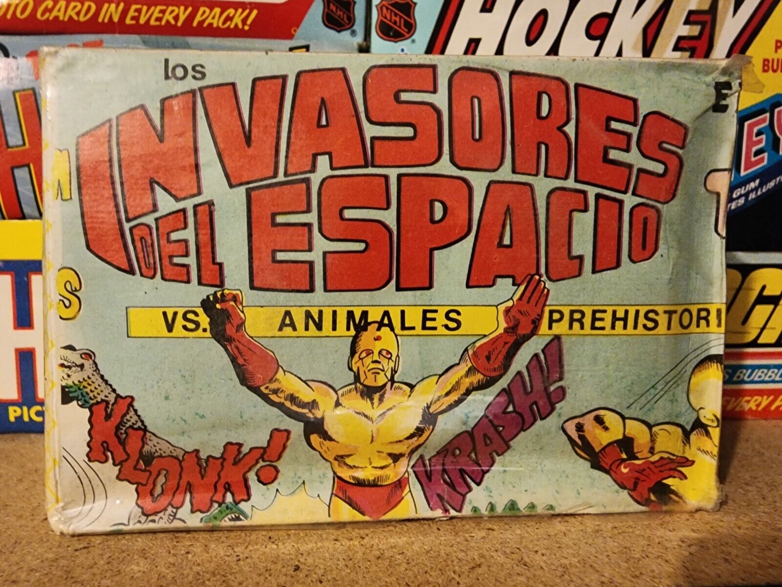 1980s Reyauca Los Invasores Del Espacio Album Sticker Cards 100 Packs Sealed Box