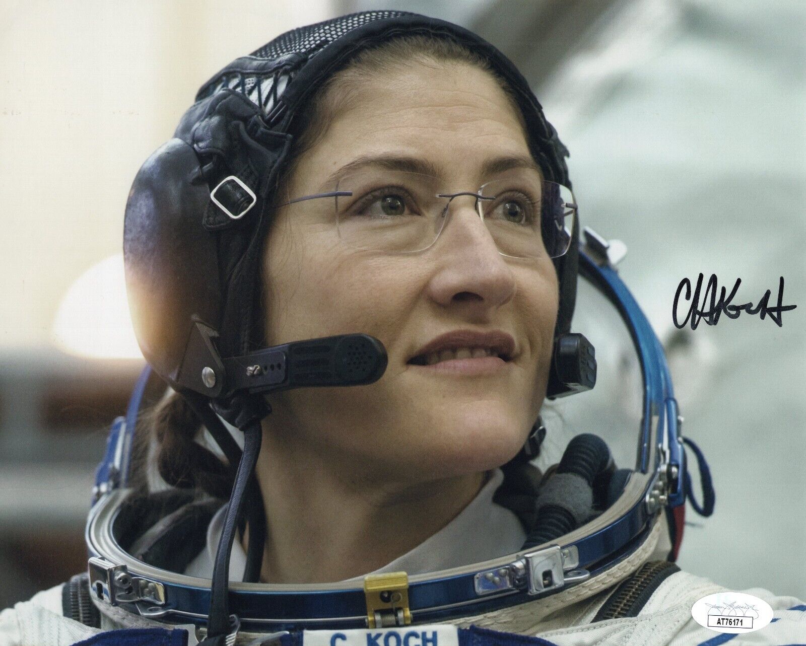 Christina Koch signed 8x10 NASA Astronaut  Artemis II  autographed    JSA COA #3