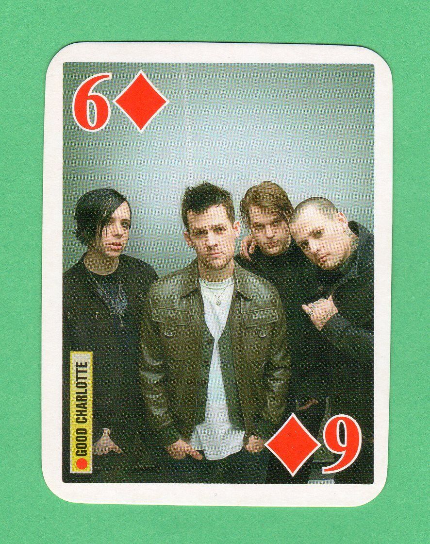 Good Charlotte  Early 2000\'s Bravo Music Playing Card   Possible Rc