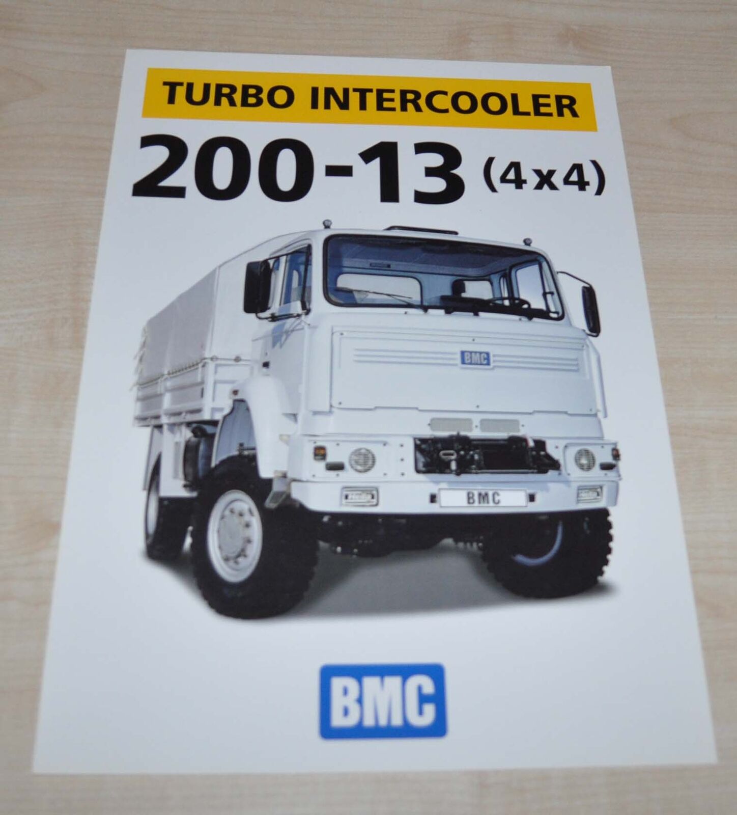 BMC 200-13 4x4 Truck Turkish Brochure Prospekt