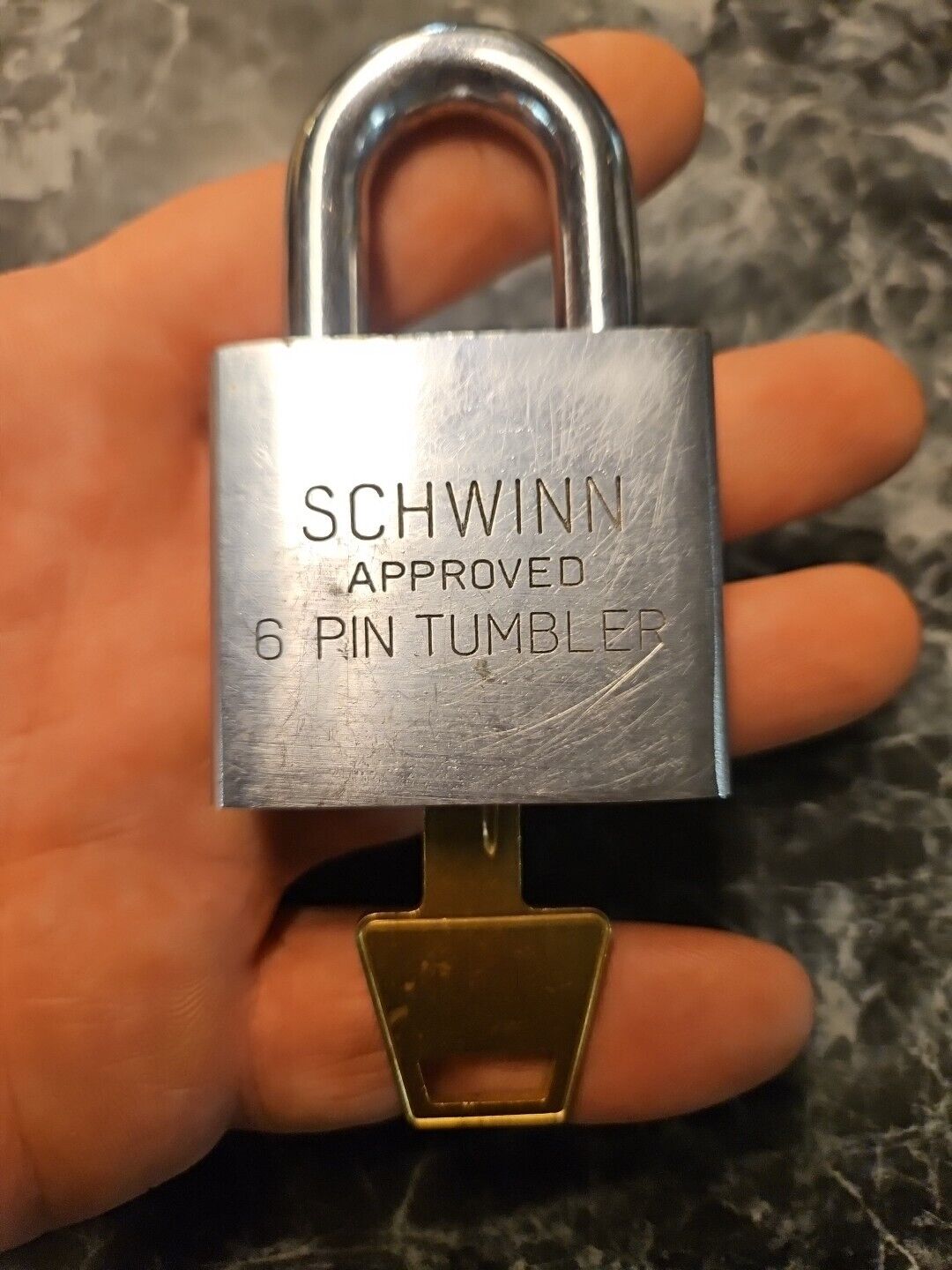 Vintage Schwinn Approved American Lock Padlock with Original Key Made In USA