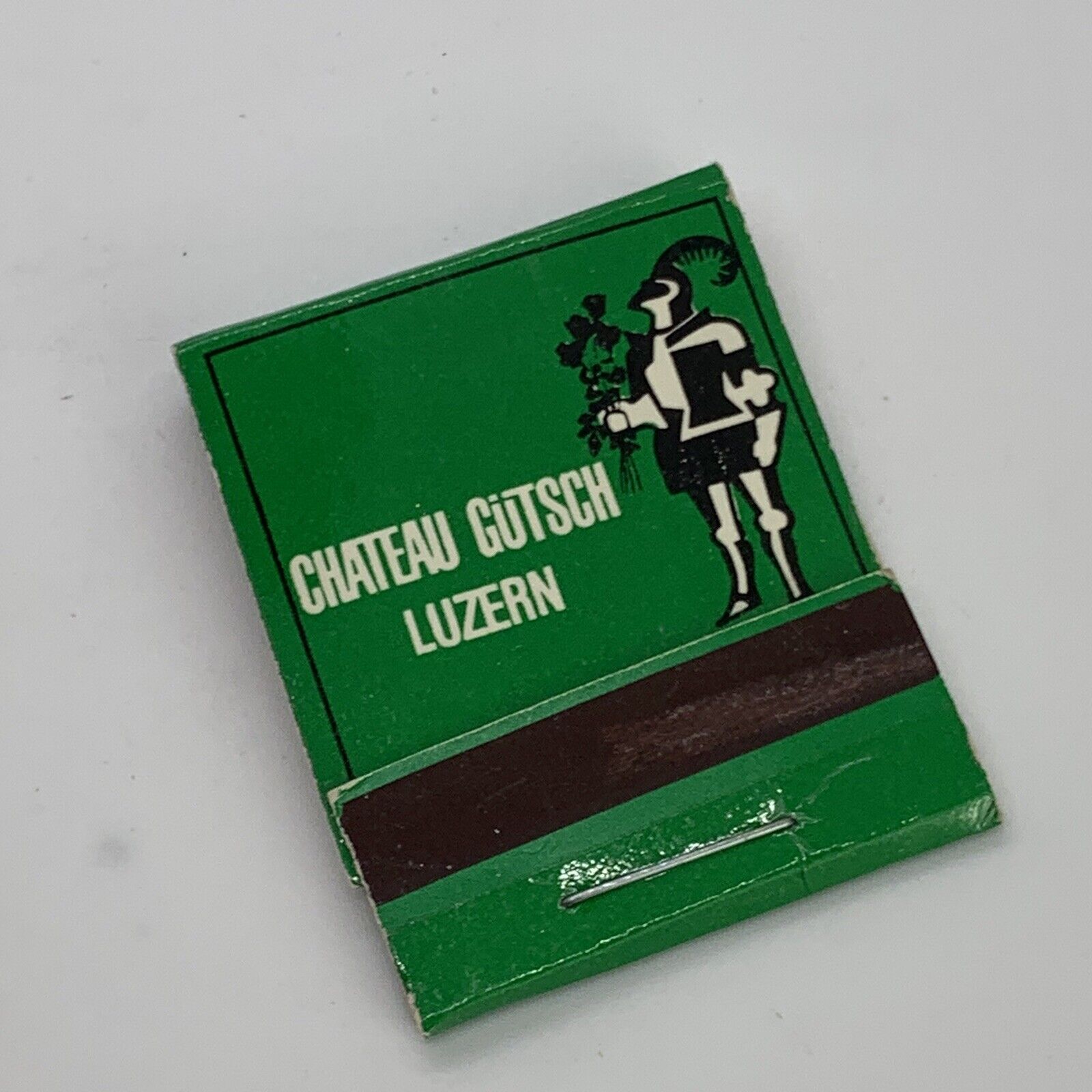 Vintage Château Gutsch Luzern Matchbook Cover