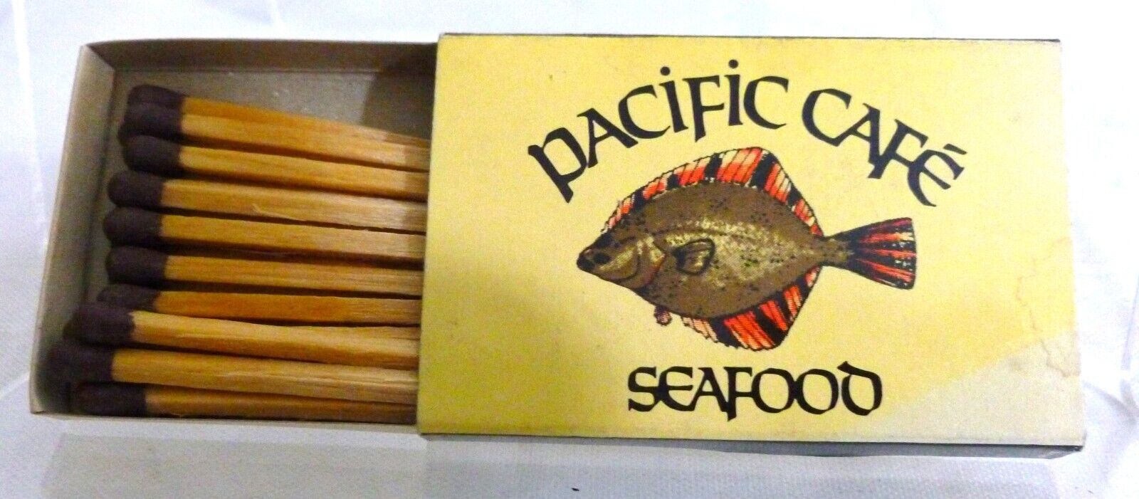 Vintage Matchbox Unstruck - Pacific Care Seafood - North Point San Francisco, Ca