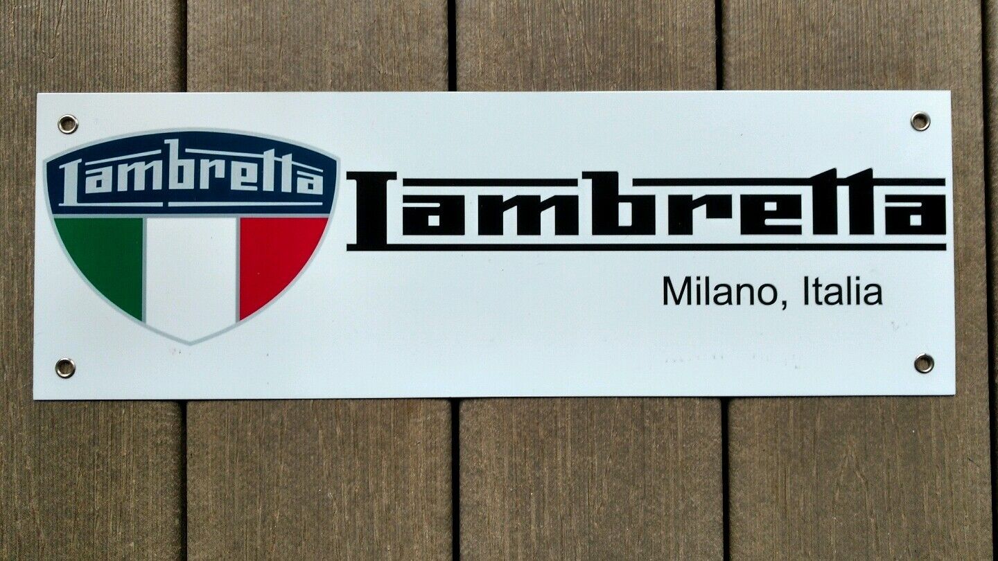 Lambretta scooter sign ...large 18\
