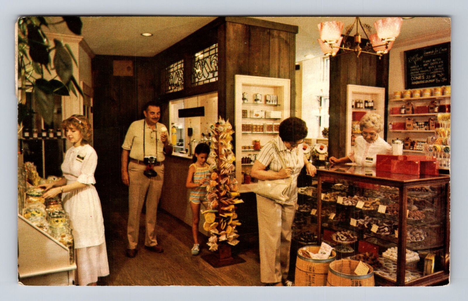 Coshocton OH-Ohio, Captain Nye\'S Sweet Shop, Roscoe Village, Vintage Postcard