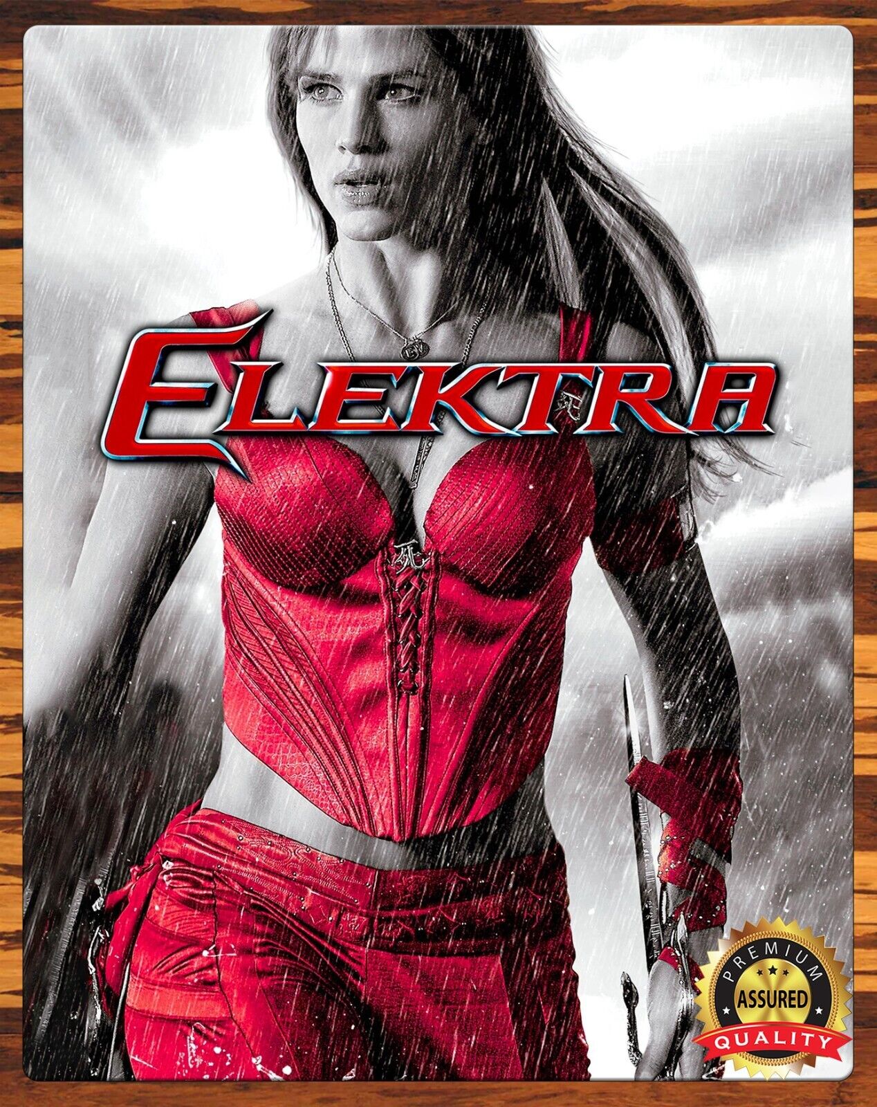 Elektra - 2005 Movie - Jennifer Garner - Rare - Metal Sign 11 x 14