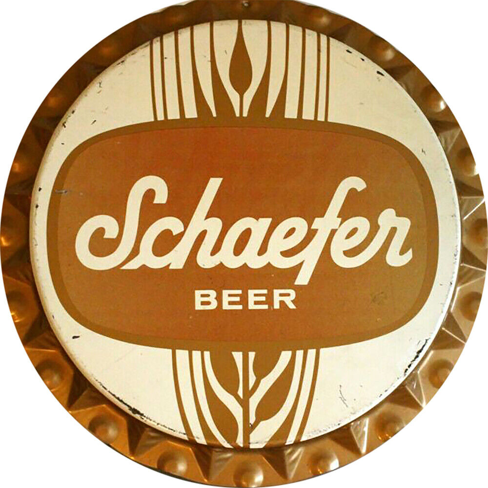 Vintage Schaefer Beer Ad Reproduction Metal Sign 