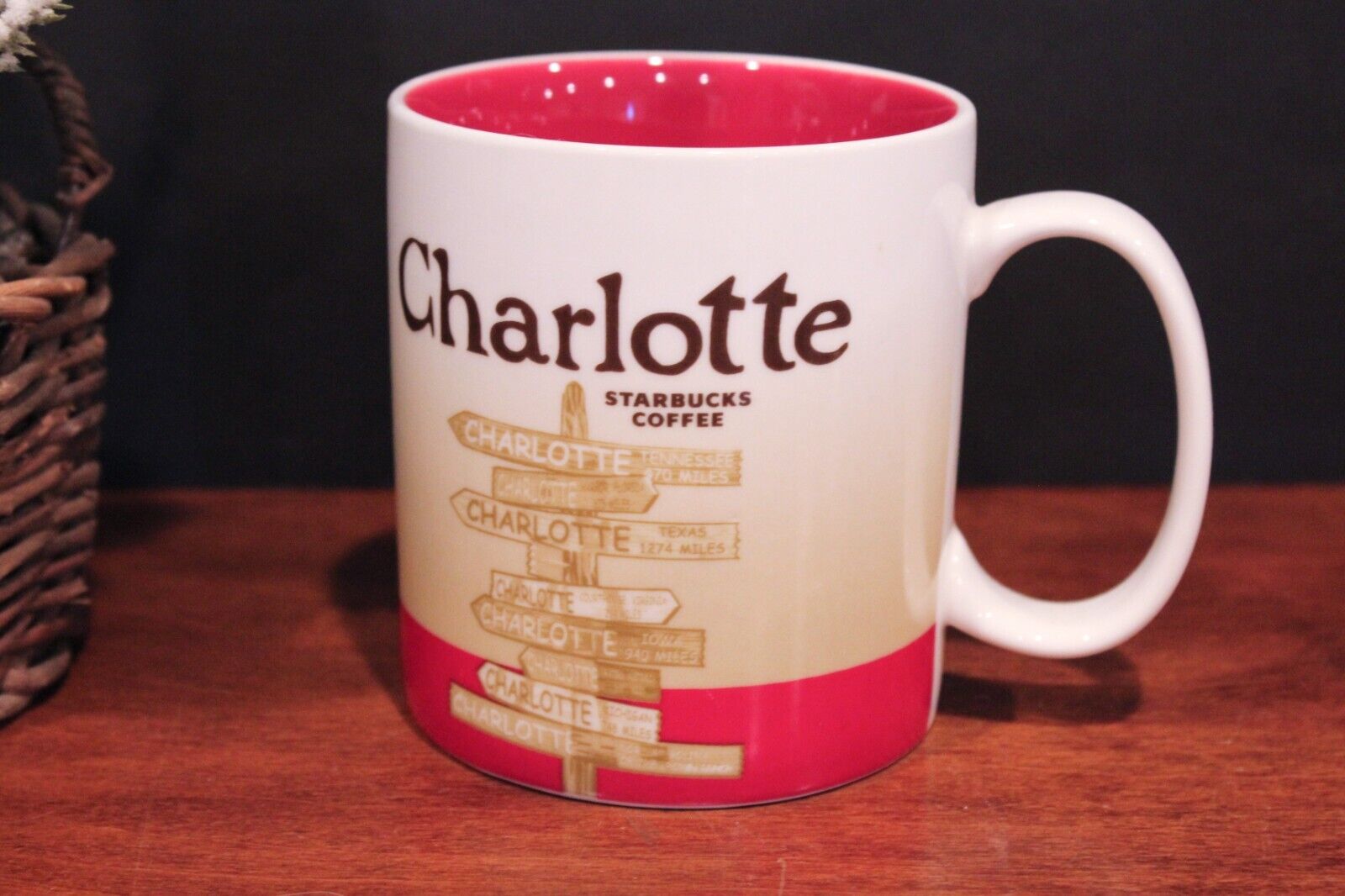Starbucks Coffee Collectors Series Charlotte Coffee Mug Tea Cup