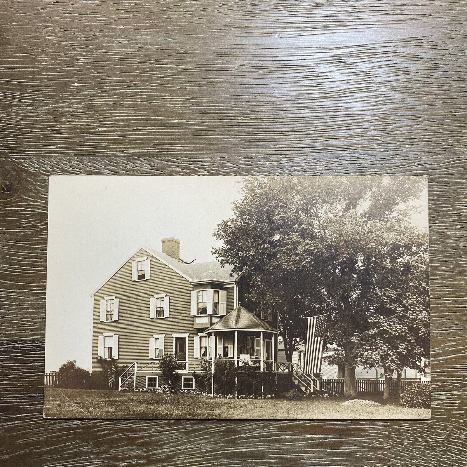 RPPC Nantucket Island Massachusetts A L James House Real Photo Postcard