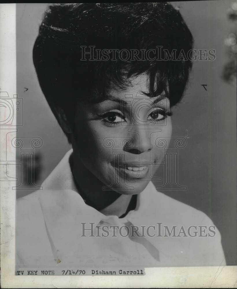 1970 Press Photo Actress Diahann Carroll - tup17337