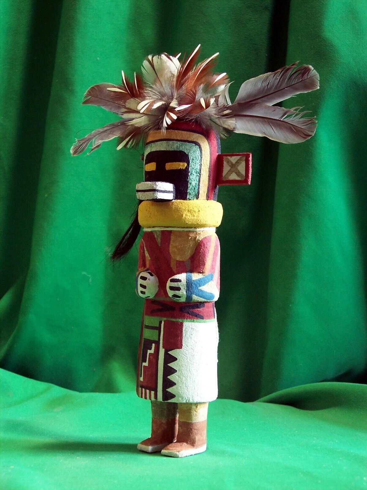 Hopi Kachina Doll - The Hemsona Kachina by Theron Talashoma - Old Style Beauty