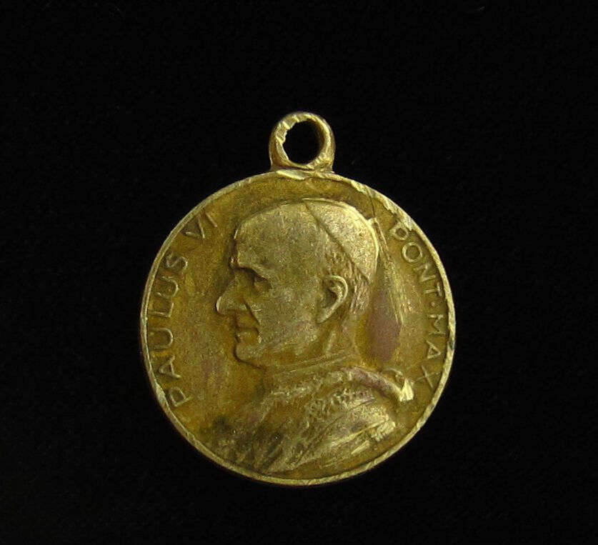 Vintage Pope Paul VI Medal Religious Holy Catholic Mary OLPH