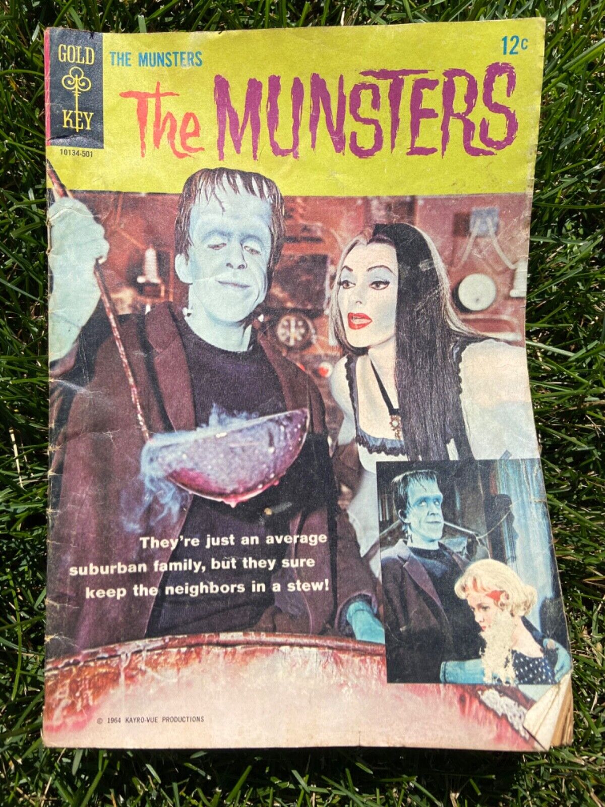 The Munsters # 1 1964 TV SHOW Gold Key Comics Comic Book 1964