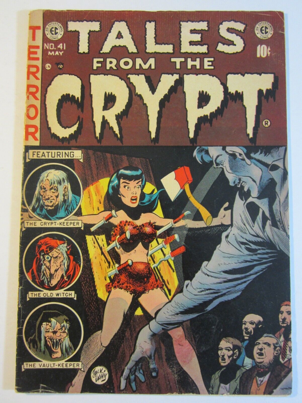 Tales from the Crypt #41 VG  (EC, 1954)  Jack Davis cover