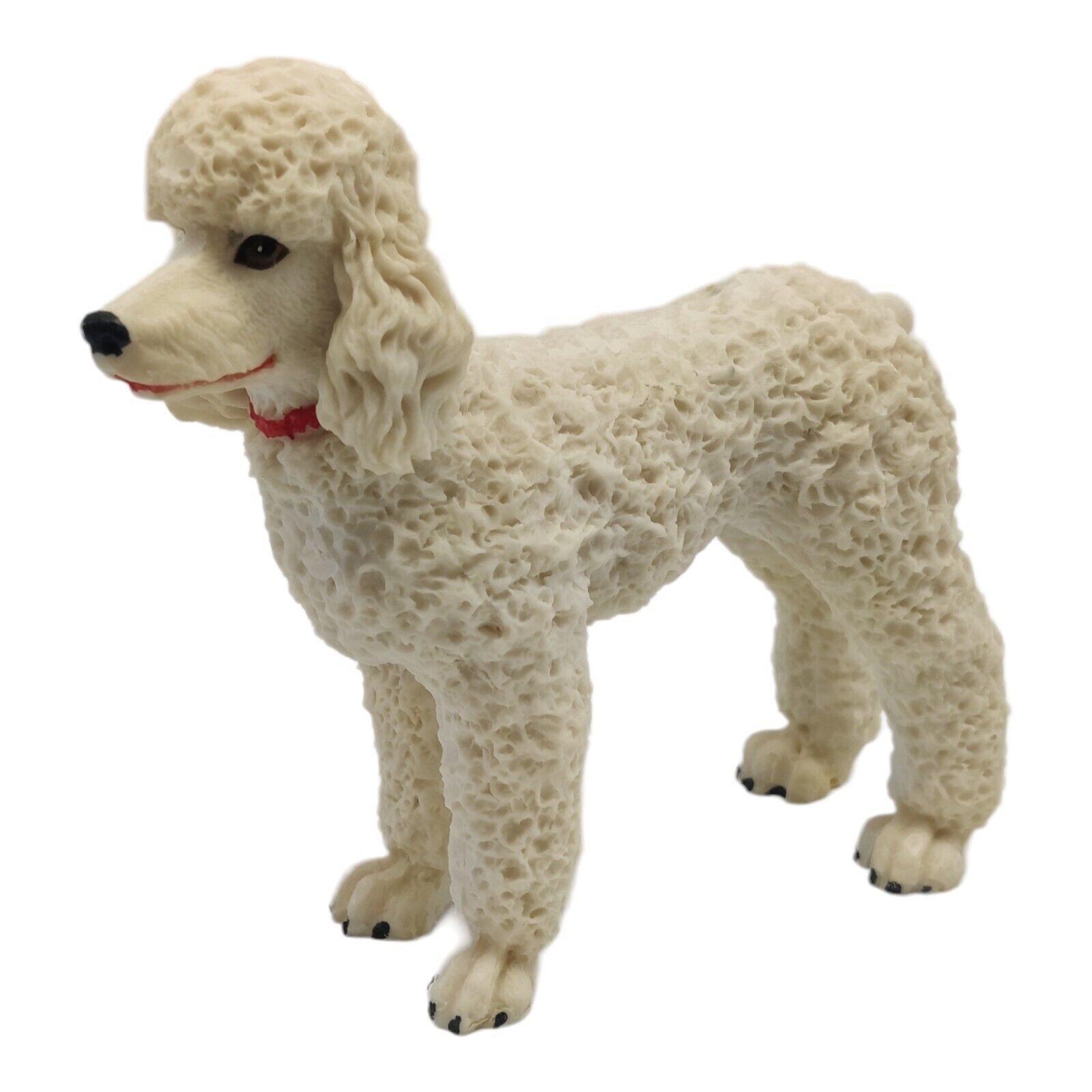 Vintage Living Stone White Poodle Dog Figurine