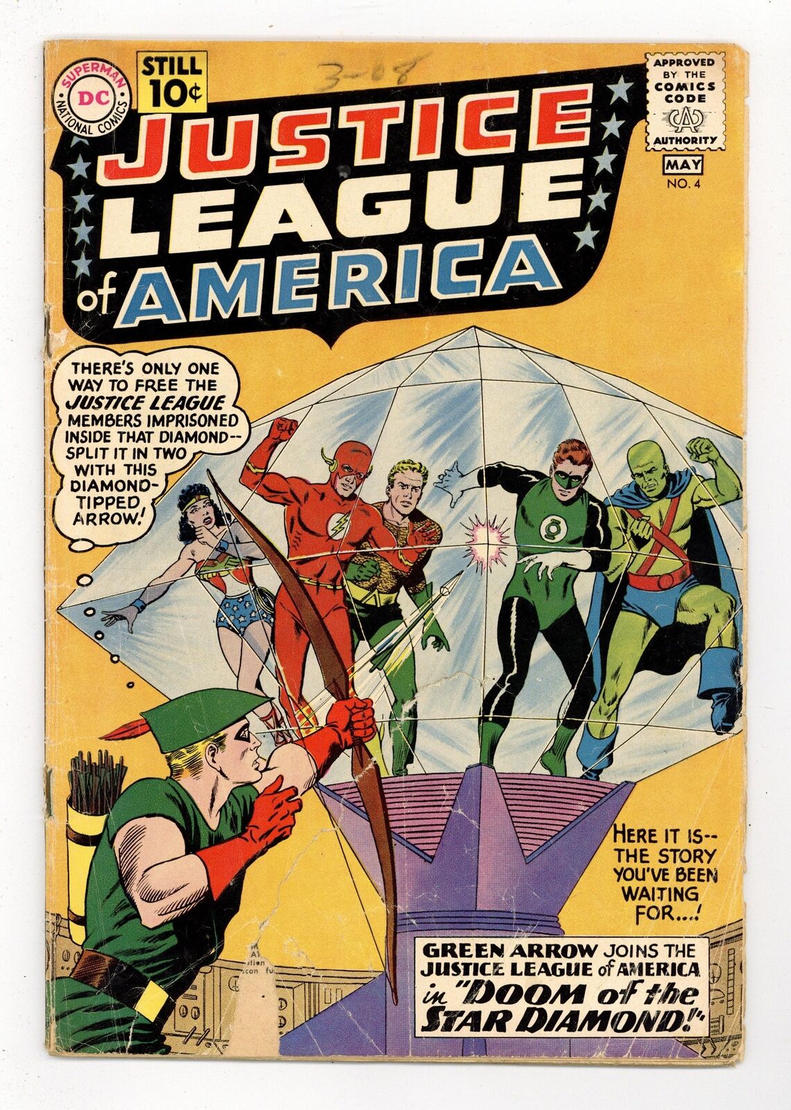 Justice League of America #4 PR 0.5 1961