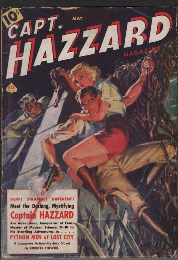 Capt. Hazzard 1938 May, #1.   Pulp