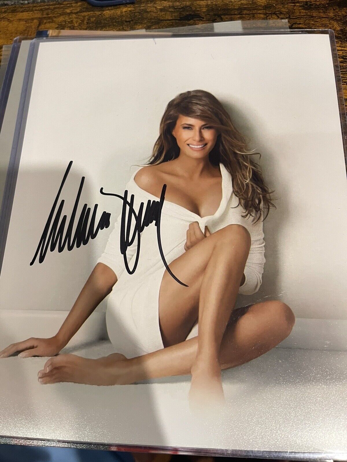 Melania Trump signed 8x10  photo With Dual COAs