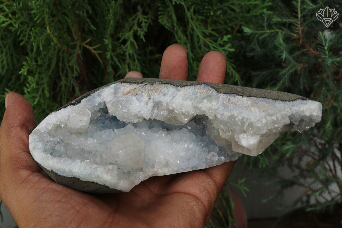 Natural White Apophyllite Minerals 656 gm Meditation Rough Specimen