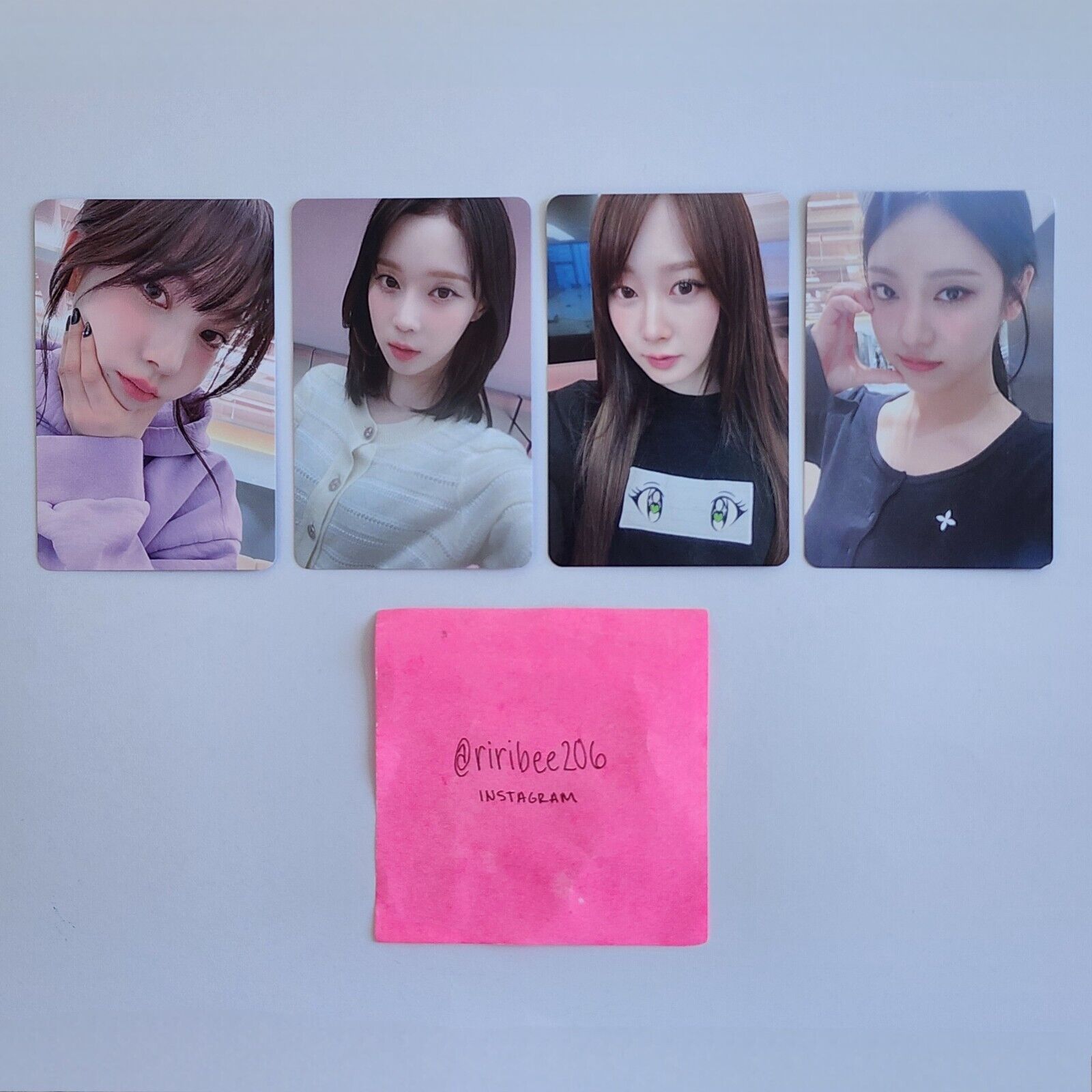 aespa drama interasia pre-order/ video call fansign benefit photocards