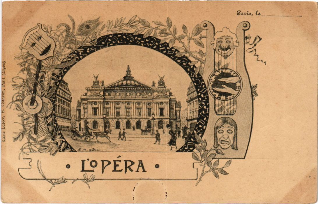 CPA PARIS L\'Opera LITHO (1244014)