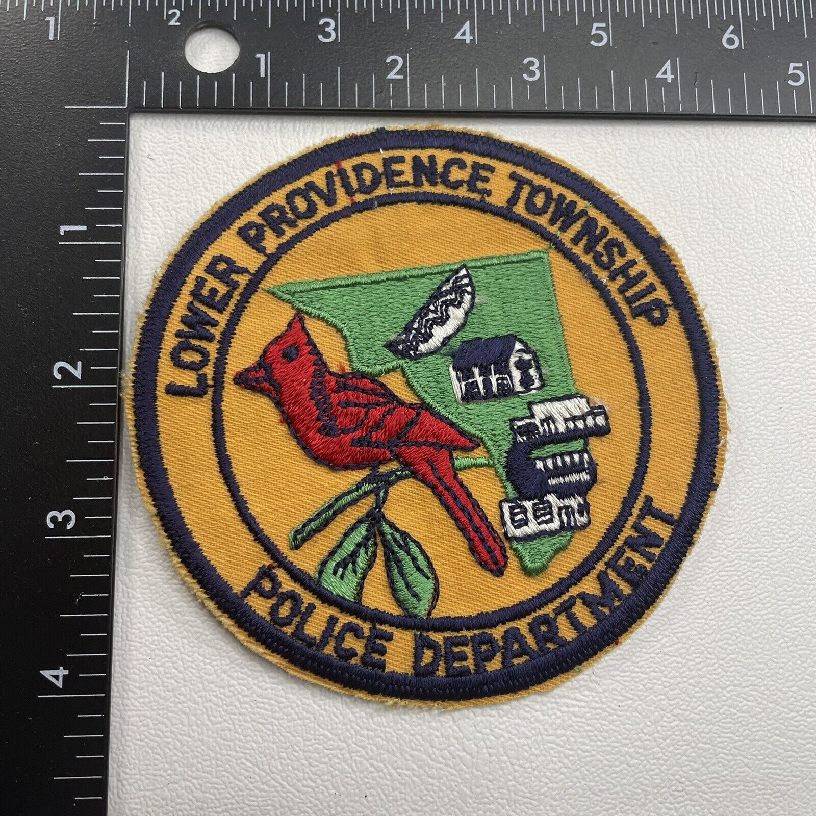 Vtg Cut-Edge LOWER PROVIDENCE TOWNSHIP POLICE DEPARTMENT Pennsylvania Patch 22SC