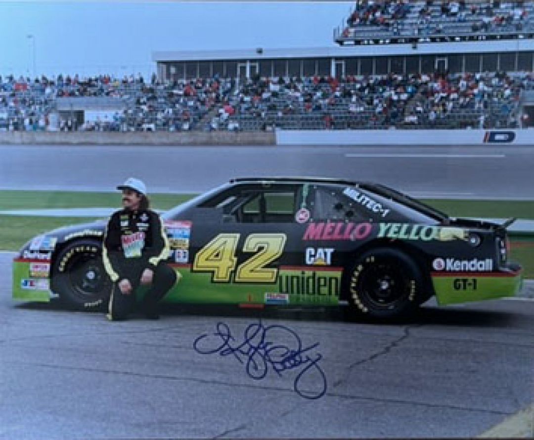 Large Print signed by Kyle Petty - Autograph - Racing Car Driver - Autographs of