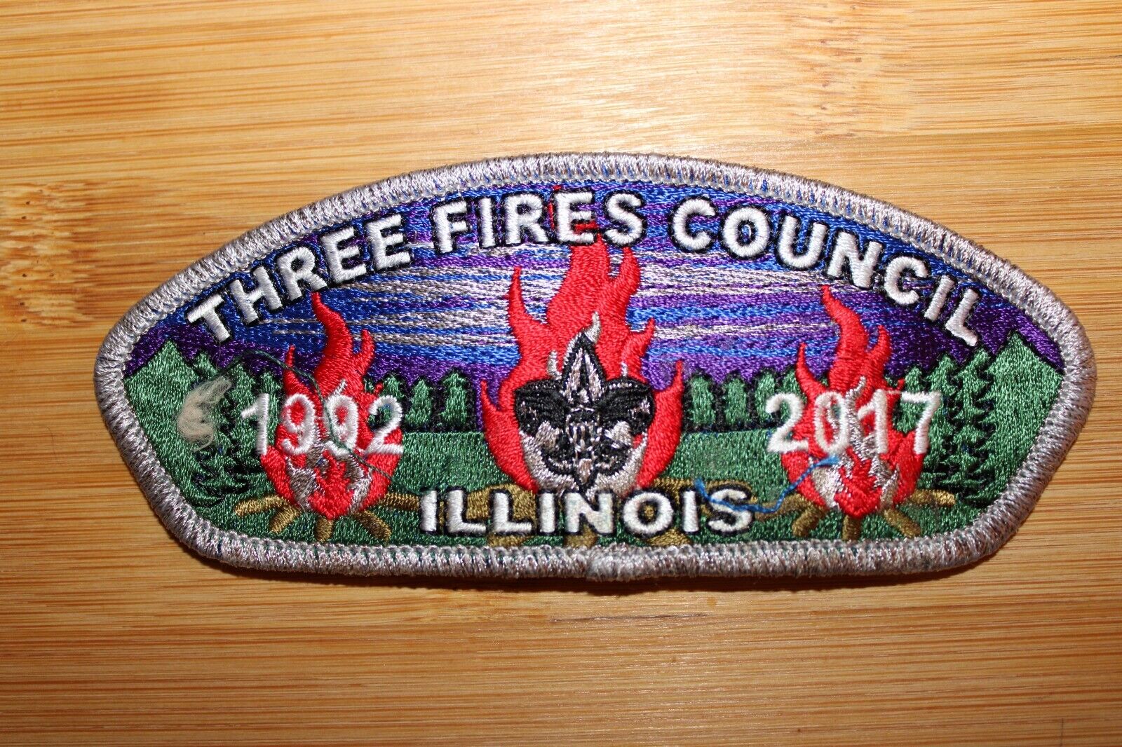 Three Fires 2017 Boy Scouts of America BSA Patch