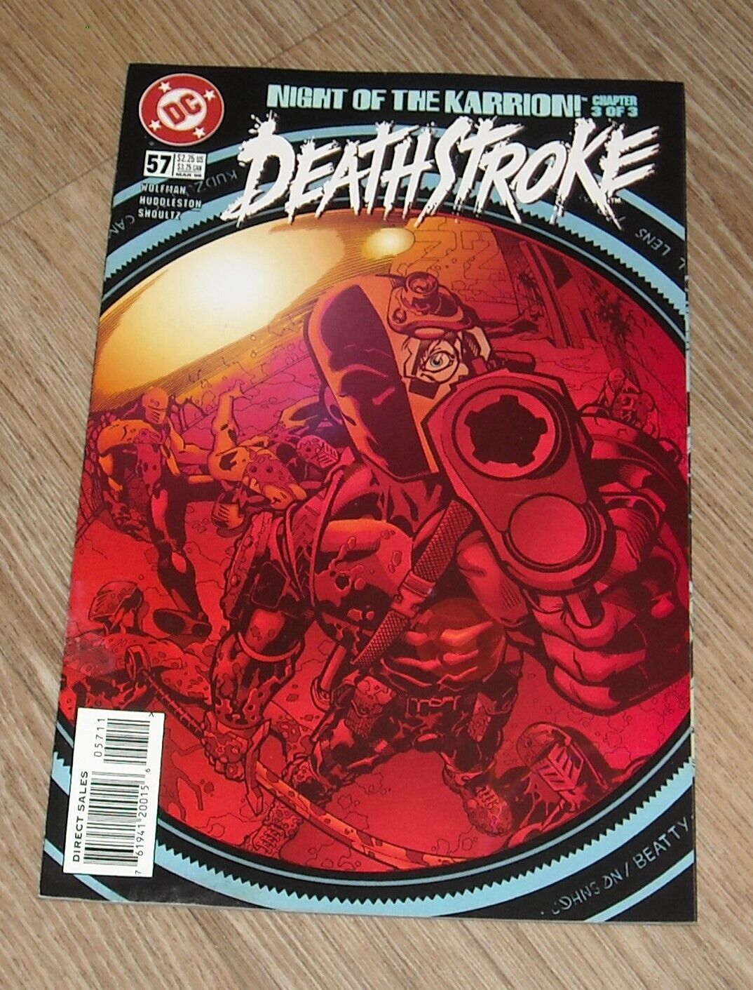 DEATHSTROKE # 57 DC COMICS March 1996 LOW PRINT RUN