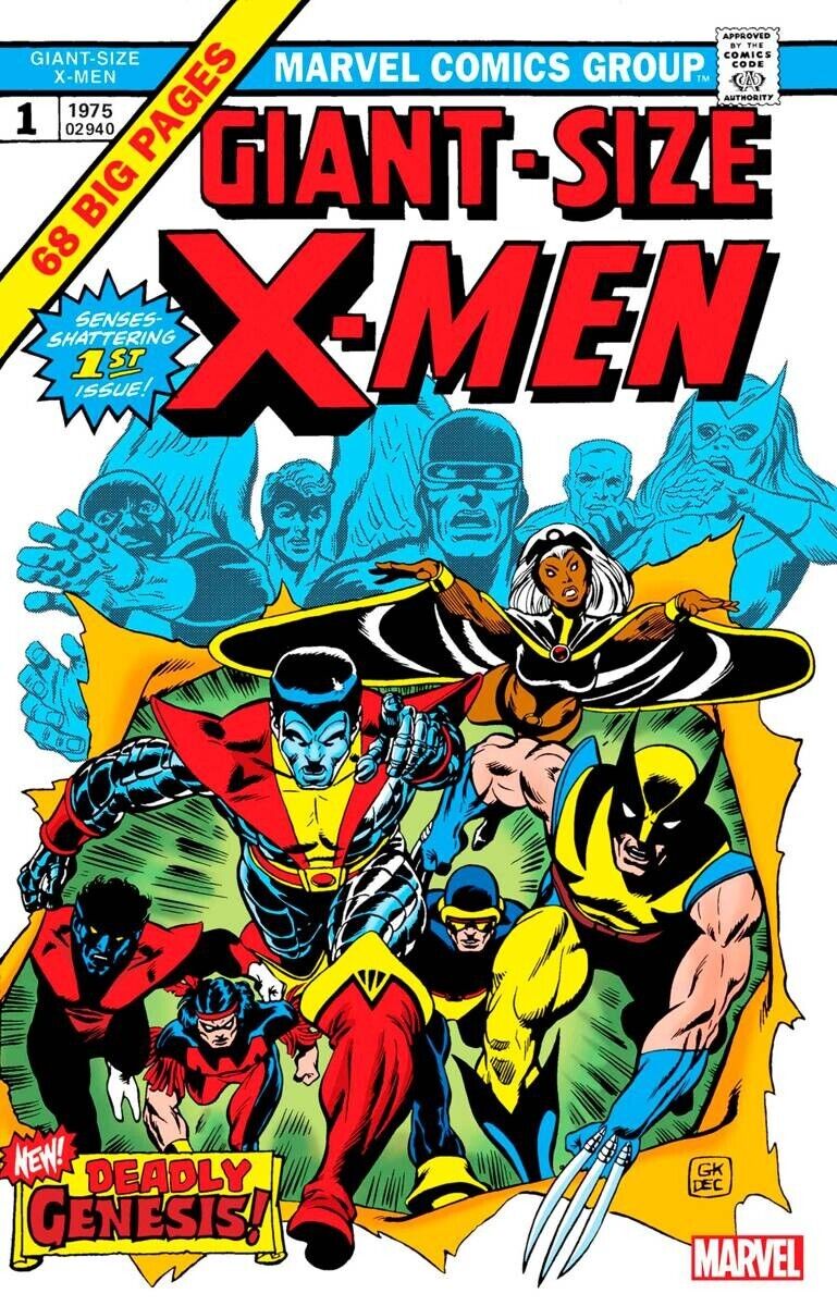 Giant Sized X-men #1 Kane Cvr A Facsimile Marvel Comics 2023 1st Print NM