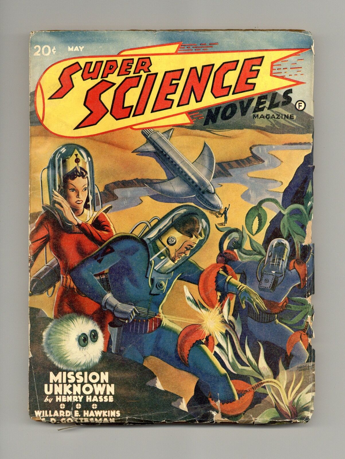 Super Science Stories Pulp May 1941 Vol. 2 #4 VG- 3.5