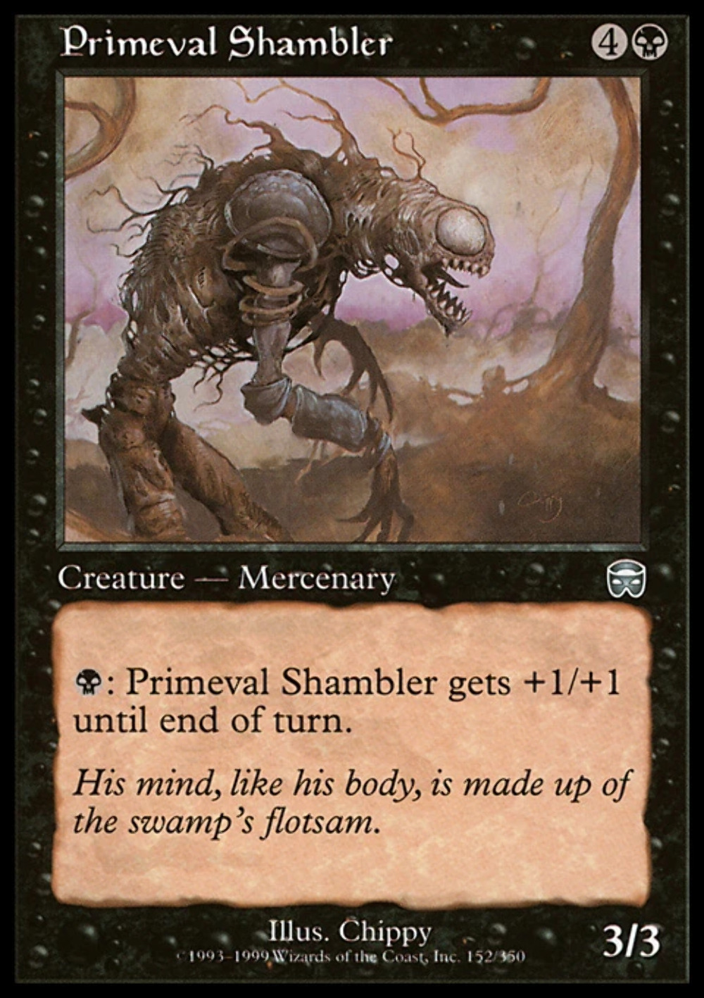 MTG: Primeval Shambler - Mercadian Masques - Magic Card