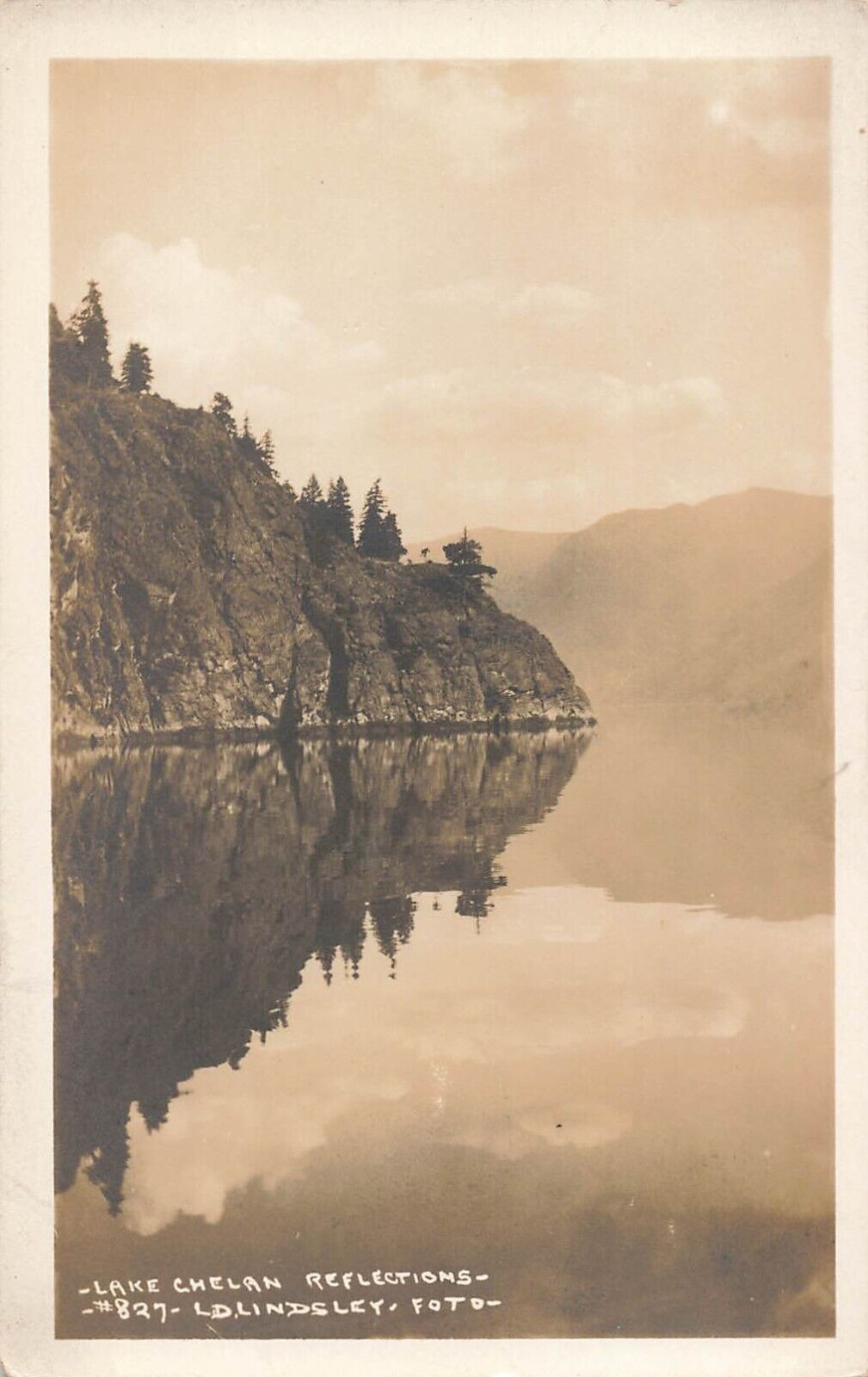 Lake Chelan  State Park  Washington State  RPPC Postcard LP22
