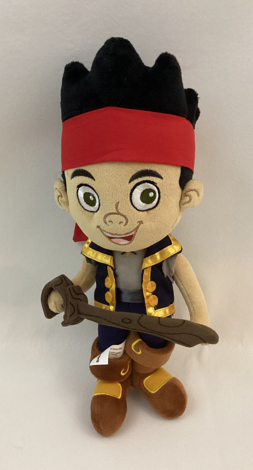 Jake and The Neverland Pirates 13” Disney Parks Original Plush Stuffed Doll Toy