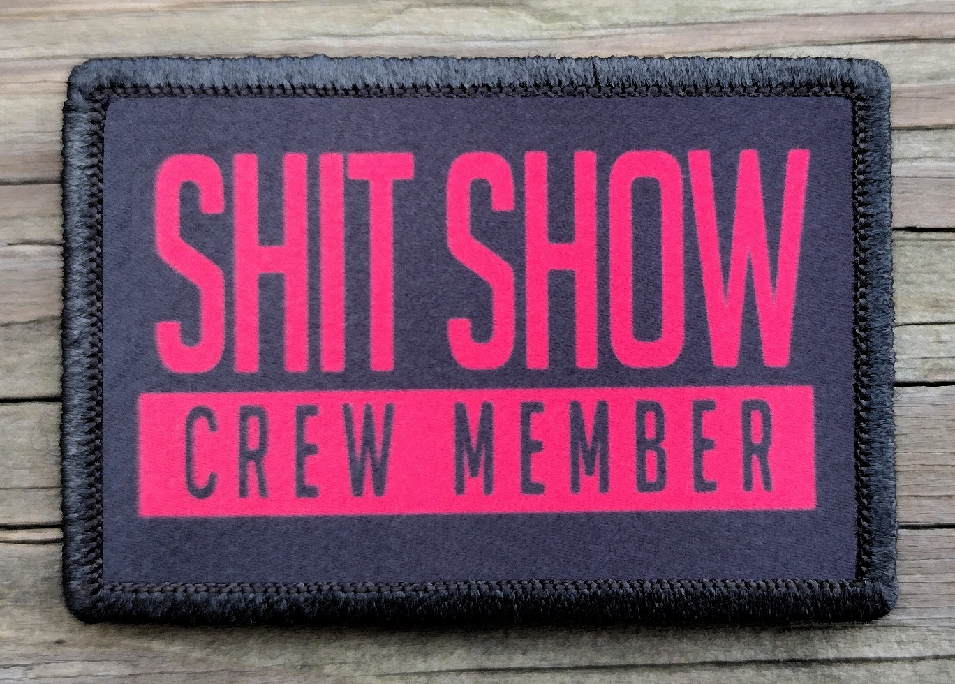 Crew Member Morale Patch Hook and Loop Army Custom Tactical Funny 2A Gear
