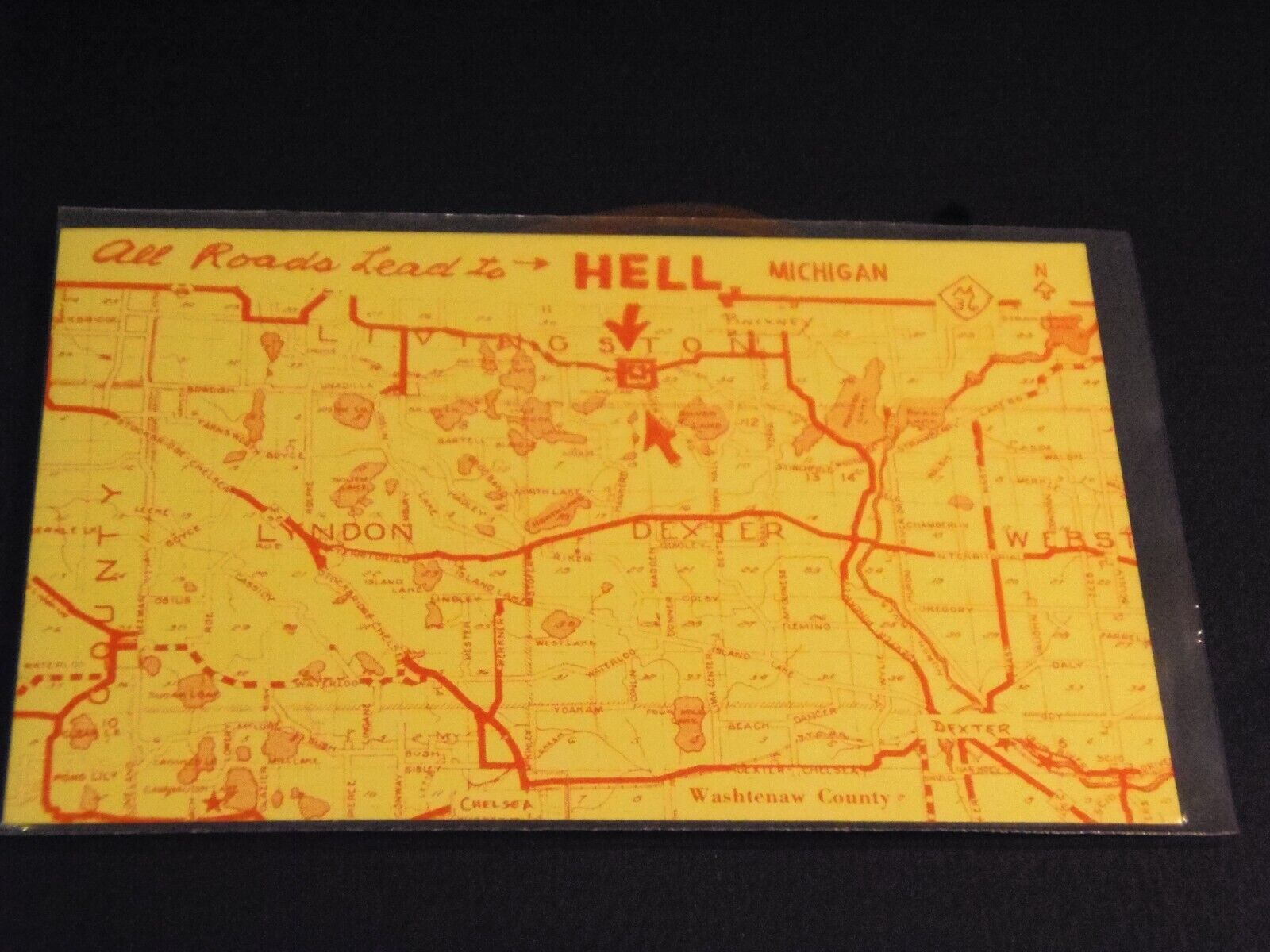 2 Hell, Michigan Postcards
