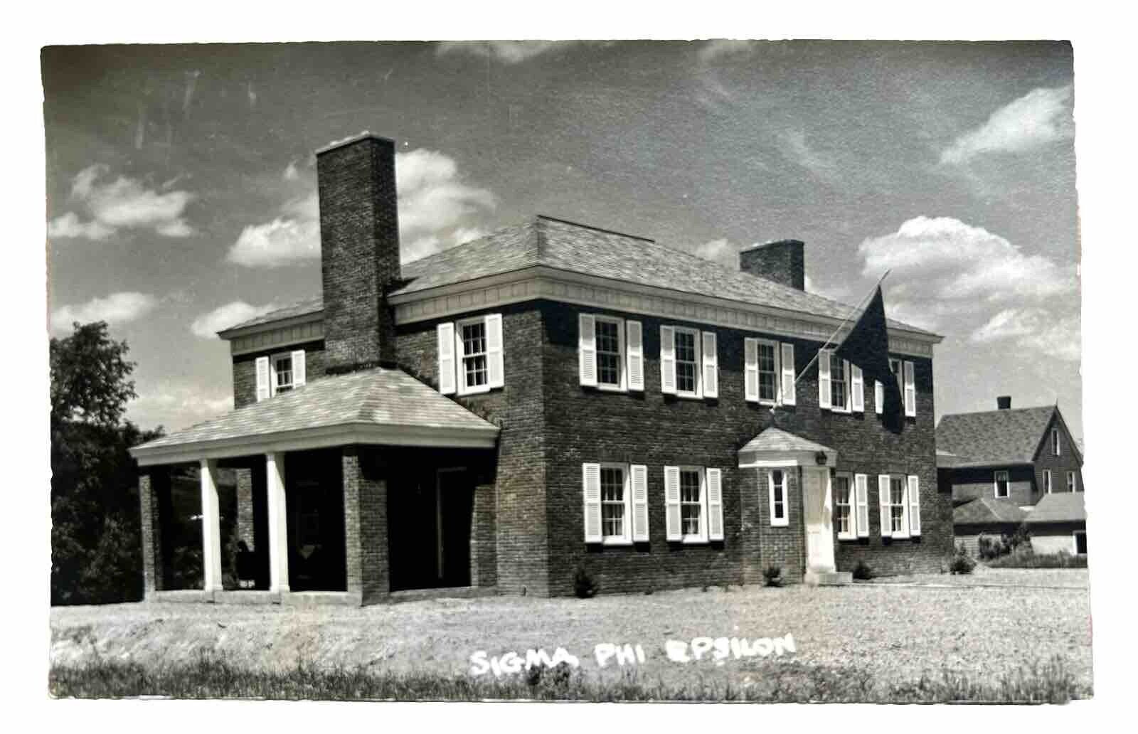 Sigma Phi Epsilon Real Photo Postcard. RPPC. AZO 1926-1940
