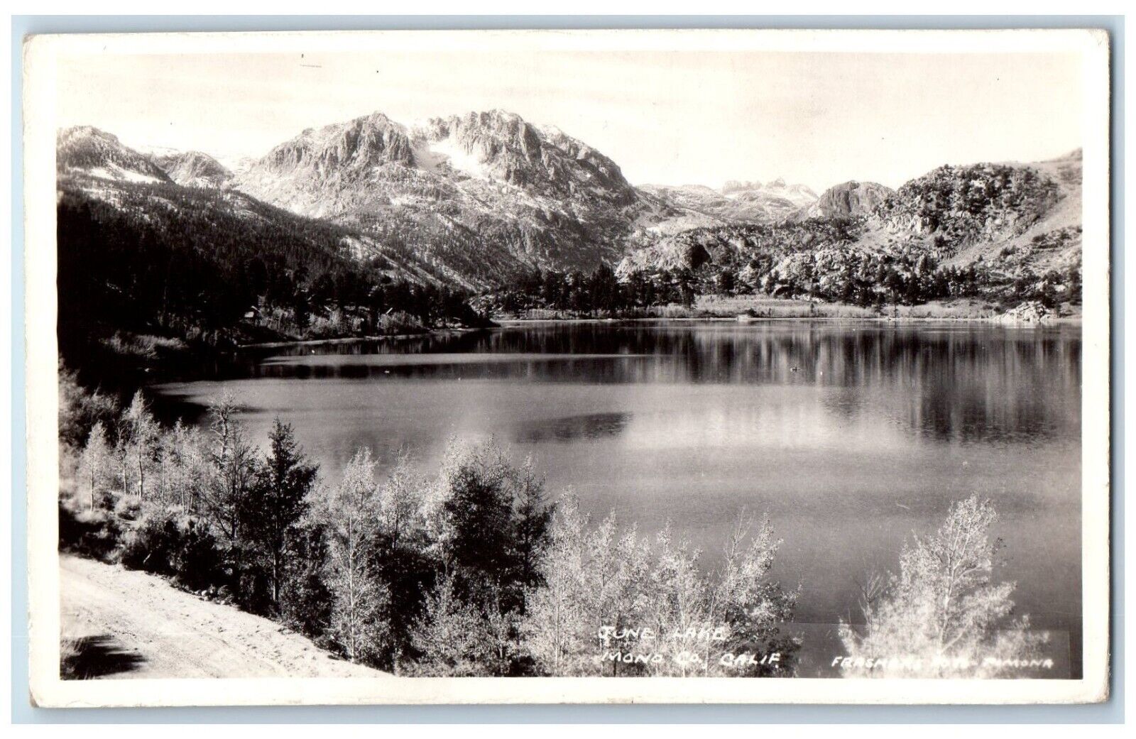 c1920\'s June Lake Mountains Mono County Frasher Foto CA RPPC Photo Postcard