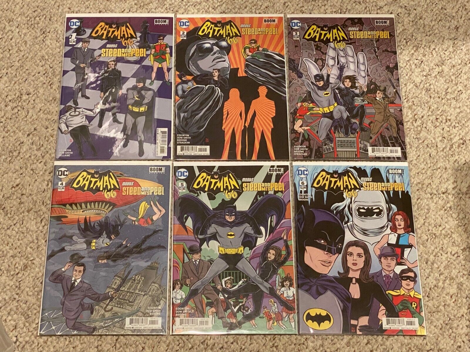 BATMAN \'66 MEETS STEED AND MRS PEEL #1-6 WITH COVERS BY MICHAEL ALLRED