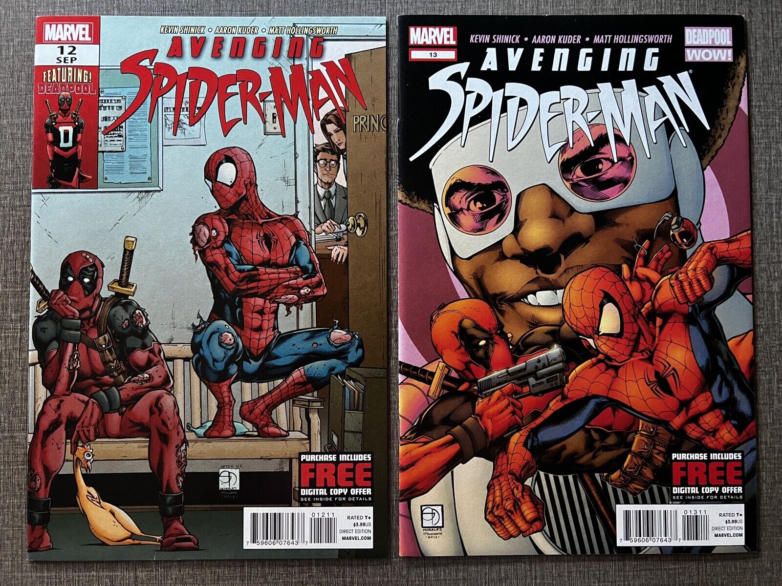 AVENGING SPIDER-MAN (2012) #12 & 13 1st App of Scarlet & Symbiote Spider-Ham