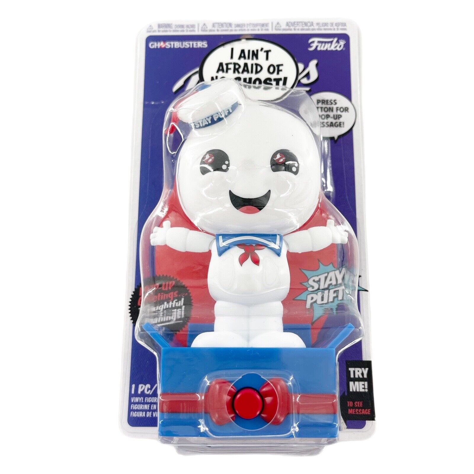 Funko Popsies Stay Puft - Ghostbusters -New- Pop Up Greetings Ghosts Afraid No