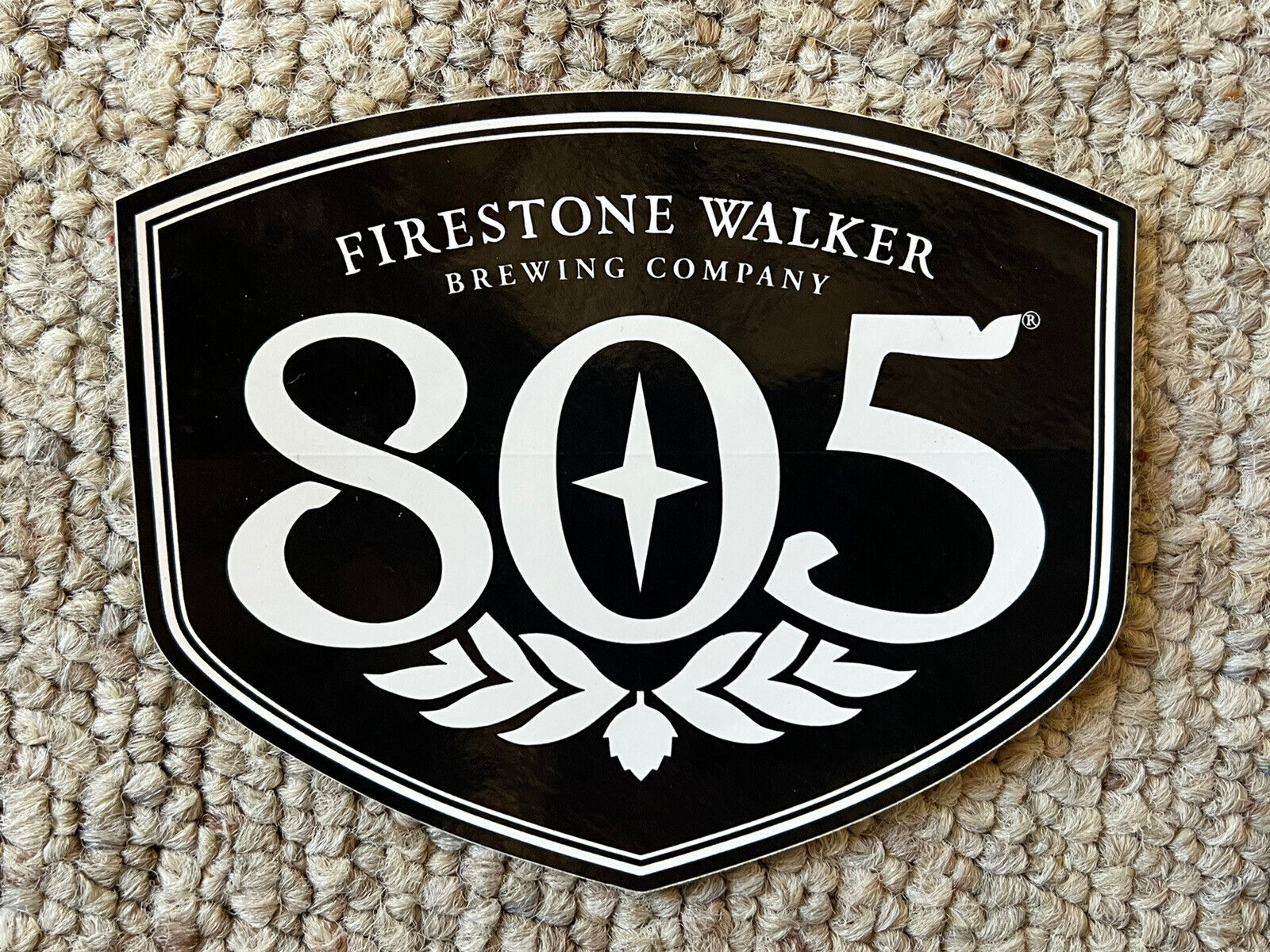 Firestone Walker 805 Beer Sticker Decal (With Text) 4.5”x5.5” - WITH TRACKING