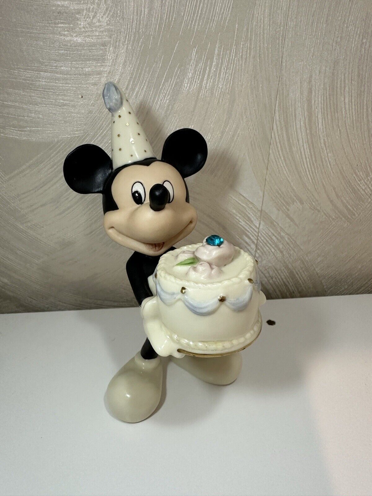 Lenox Disney “Happy Birthday To You” Diamond Birthstone Mickey Mouse