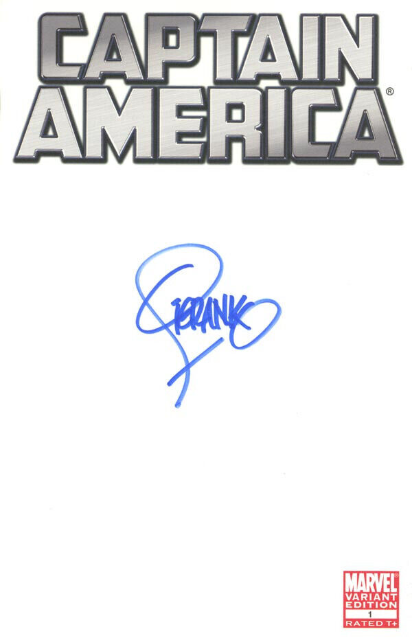 JIM STERANKO SIGNED 2011 CAPTAIN AMERICA #1 BLANK SKETCH VARIANT COVER BECKETT