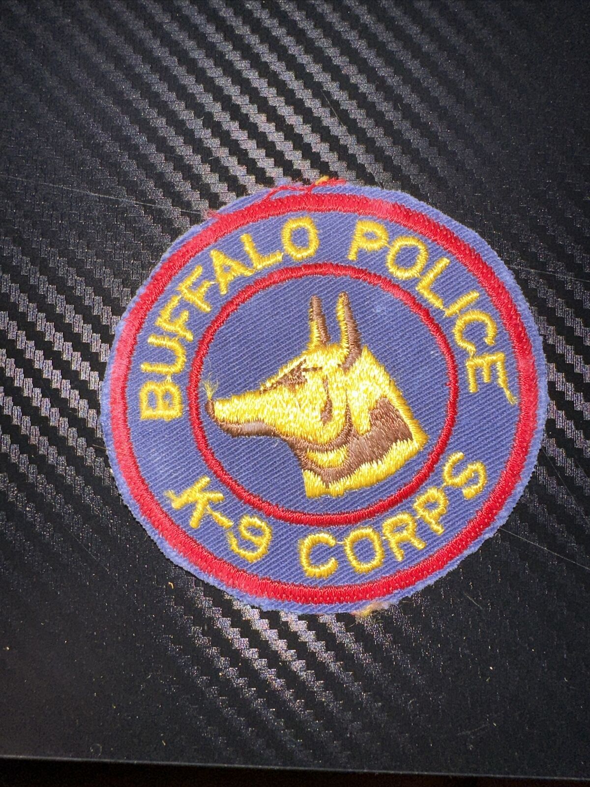 Vintage Buffalo NY Police Shoulder Patch K-9-Obsolete