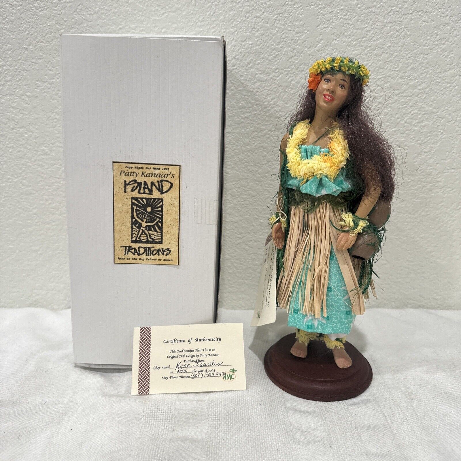 Patty Kanaar Island Traditions Hawaiian Girl Doll \
