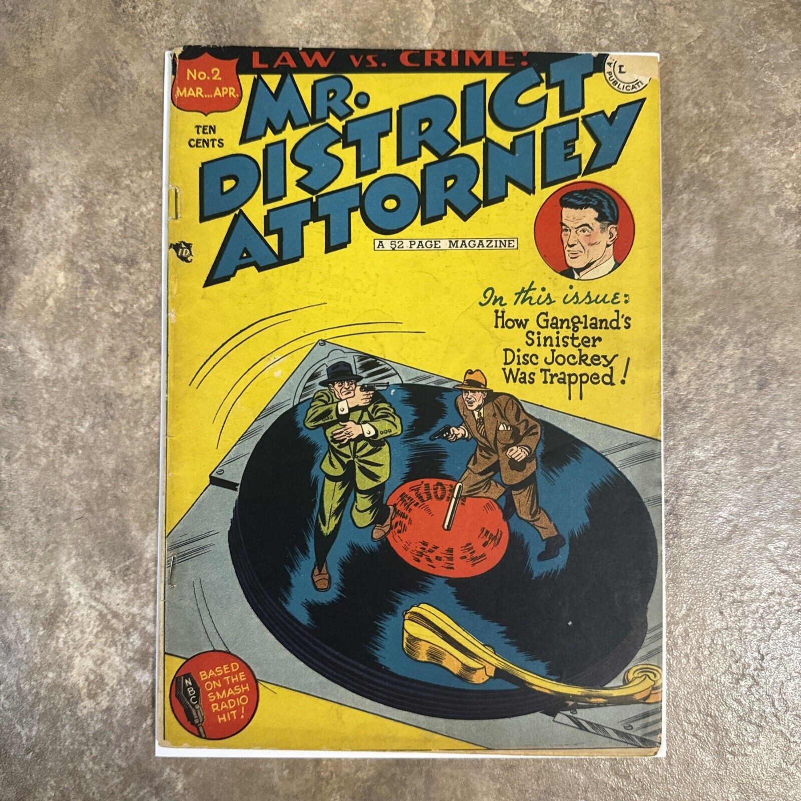 Mr. District Attorney #2 - 1948 - DC - VG - comic book